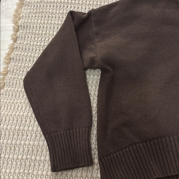 Quince 100% Cotton Oversized Boyfriend Crew Sweater - Picture 4 of 9